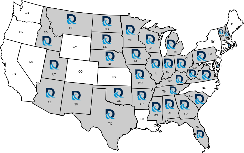 Map of DRIVEN Locations