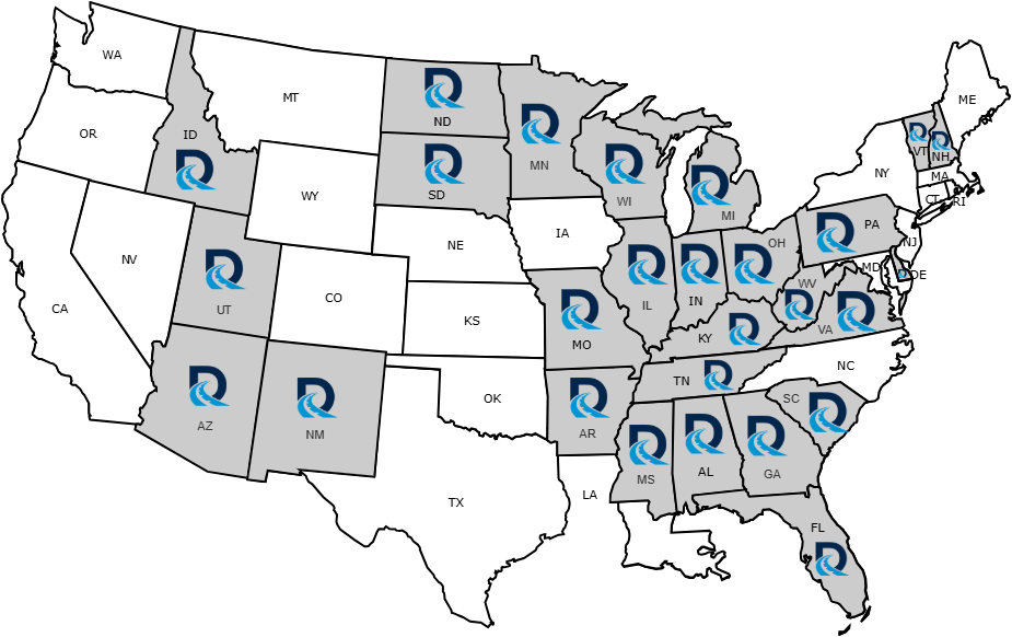 Map of DRIVEN Locations