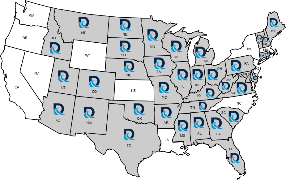 Map of DRIVEN Locations